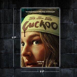Cuckoo horror movie poster - 11x17 film wall art print merch gift hunter schafer